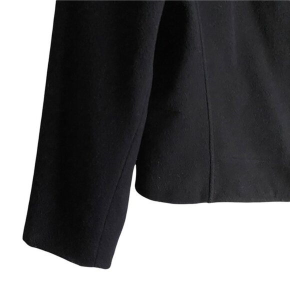 Studio Jax Women’s Navy Wool Blend Coat - Picture 7 of 8